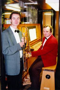 Frank Mller (Carillon) und Tobias Trommer (Posaune)